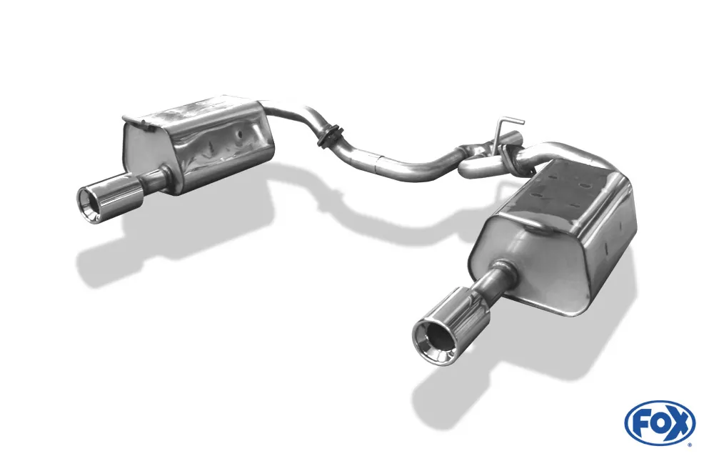 Mazda 6 GG/GY nicht Facelift/ nicht Allrad  Endschalldämpfer rechts/links mit Y-Verbindungsrohr - 1x90 Typ 13 rechts/links
