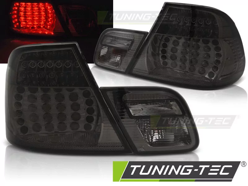 Led Tail Lights Smoke Fits Bmw E46 04.03-06 Coupe