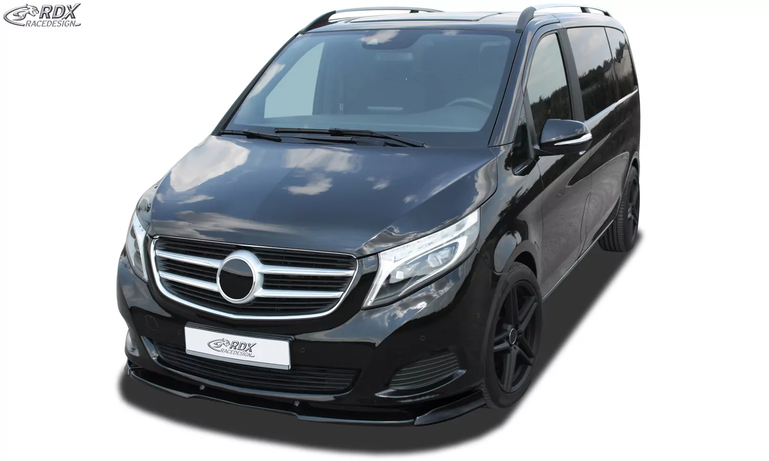 RDX Frontspoiler VARIO-X für MERCEDES V-Klasse W447 2014-2019 Frontlippe Front Ansatz Vorne Spoilerlippe