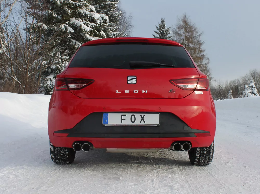 Seat Leon 5F - Einzelradaufhängung  Endschalldämpfer Ausgang rechts/links - 2x80 Typ 25 rechts/links