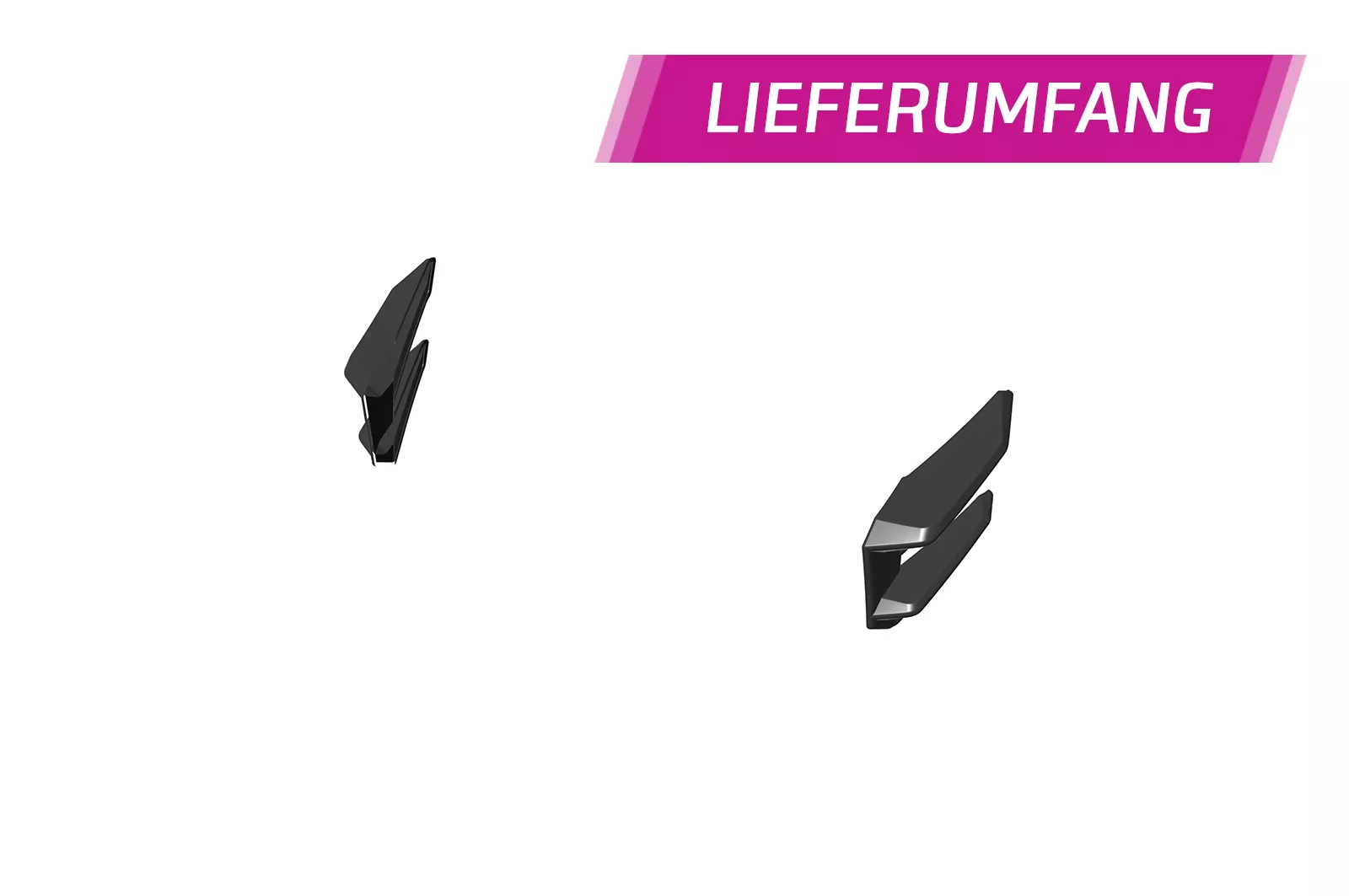 Performance Flaps für Audi TT (FV/8S) S-Line und TTS FP028 Schwarz Strukturiert