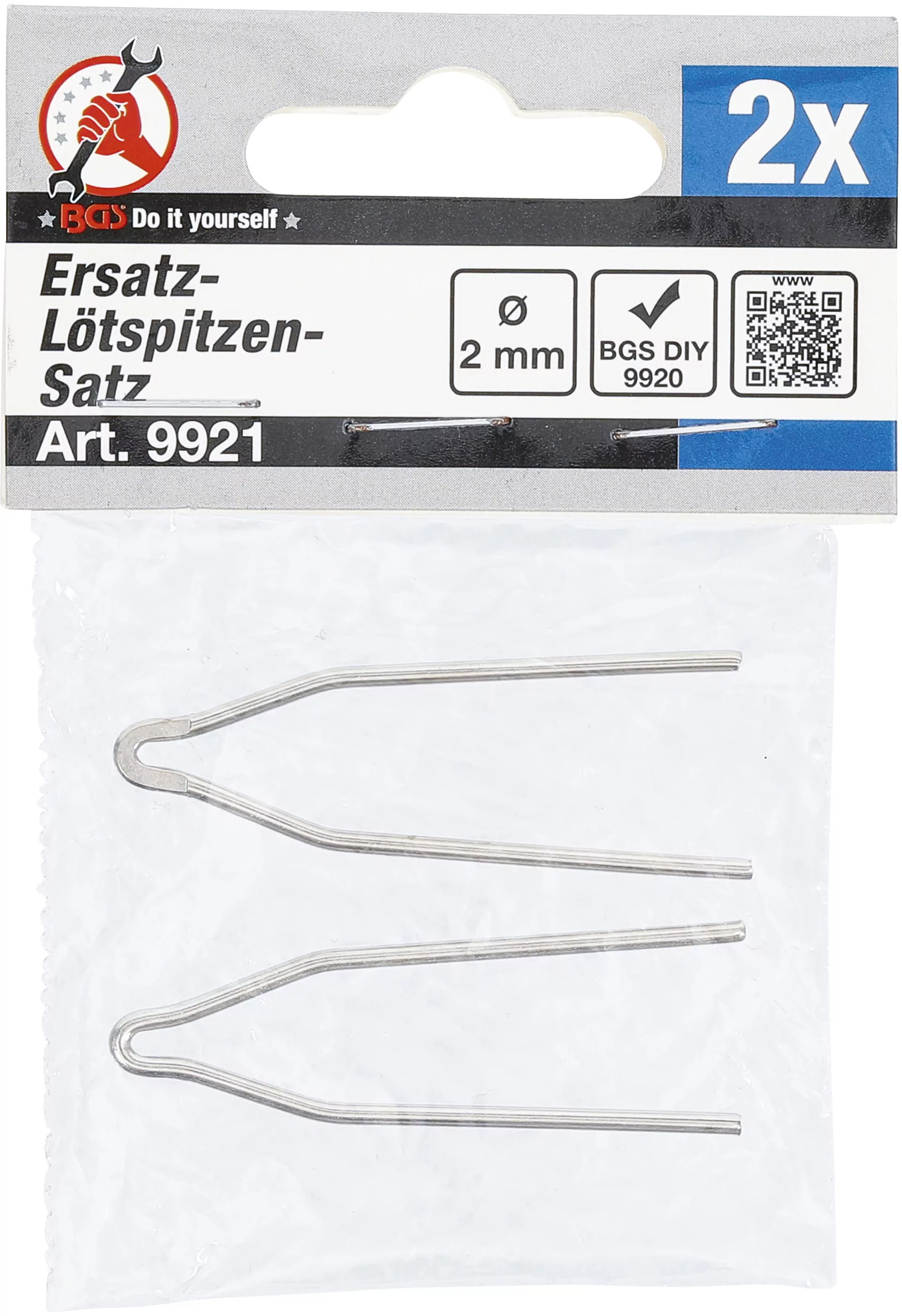 Ersatz-Lötspitzen-Satz | Ø 2 mm | für Art. 9920 | 2-tlg.