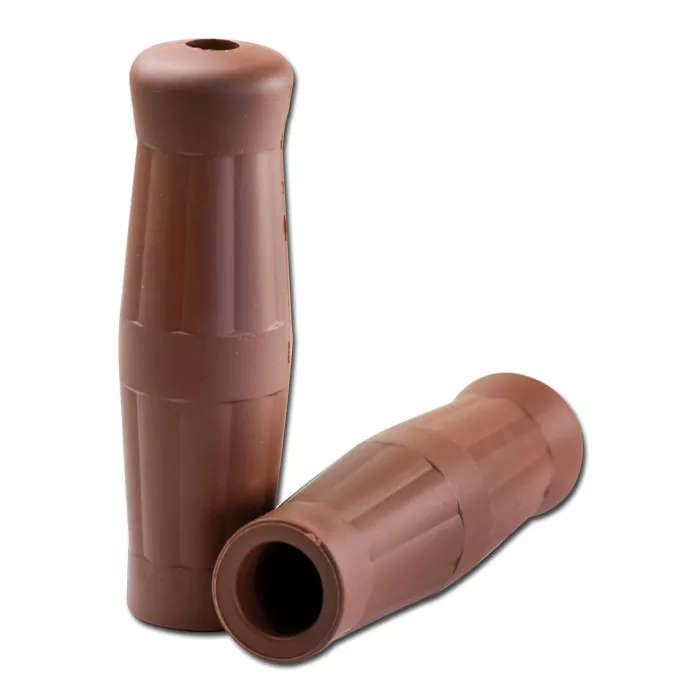 Griffgummi "Bobber" | 7/8"-22mm | braun Länge: 130 mm | Ø 38 mm | geschlossen