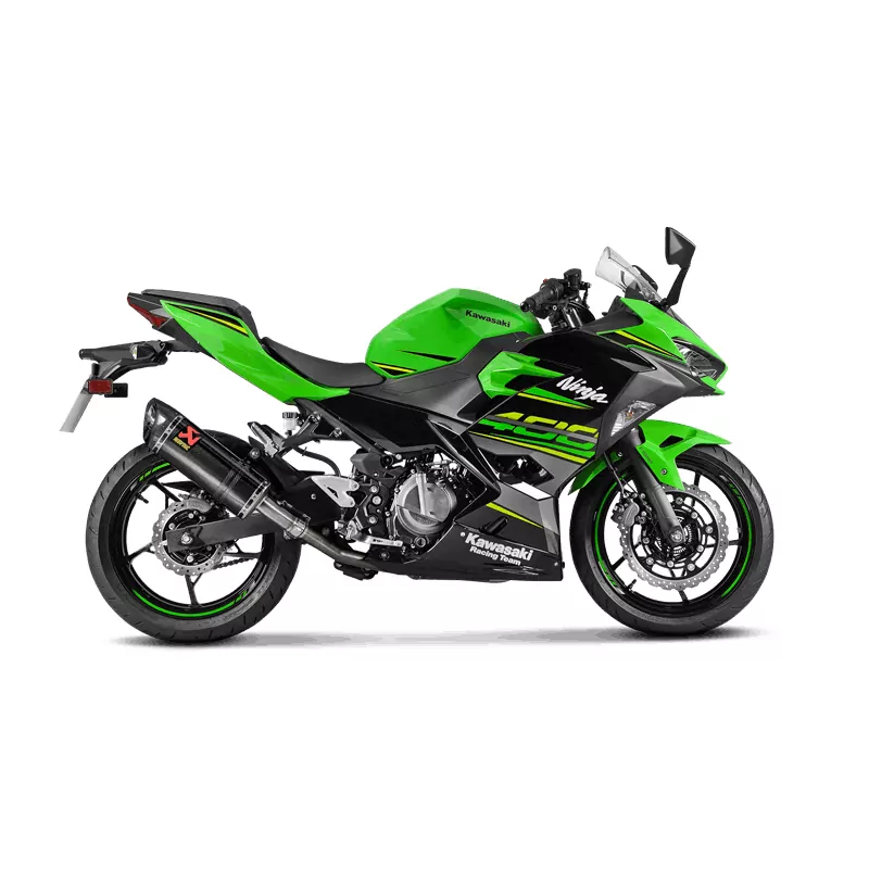 Akrapovic Slip-On Line (Carbon) Auspuff für Kawasaki Ninja 400 2018- Ninja 250 2018-2019 Z400 2019-