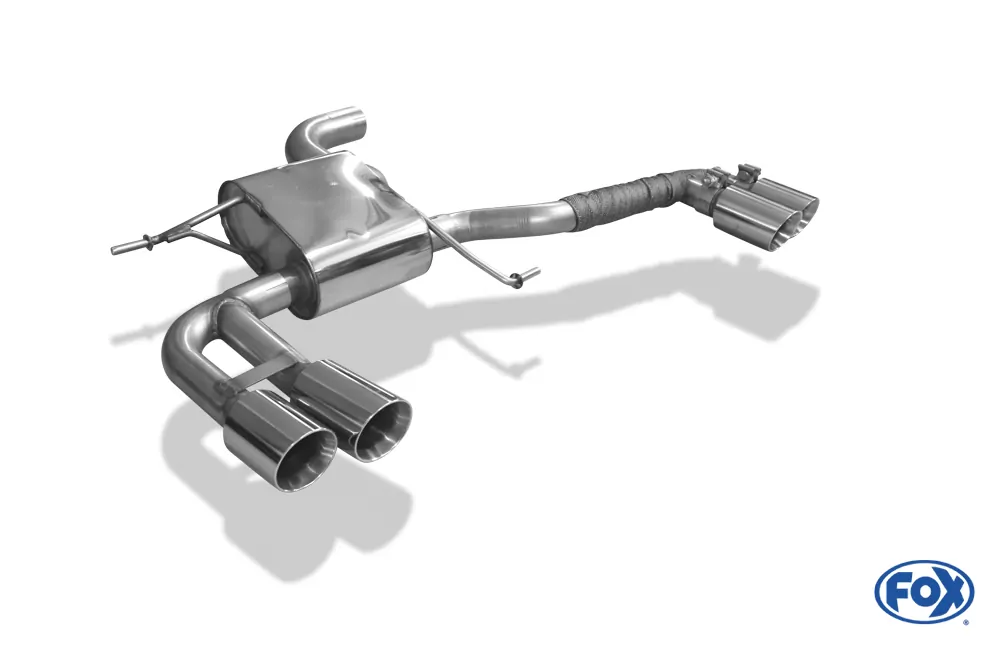 Skoda Kodiaq 4x4  Endschalldämpfer quer - 2x80 Typ 25 rechts/links - Endrohre unter der Stoßstange