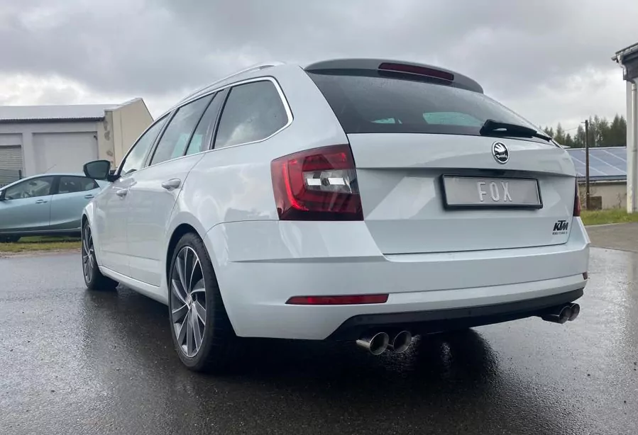 Skoda Octavia 5E - 2,0l 140kW  Endschalldämpfer rechts/links - 2x76 Typ 25 rechts/links