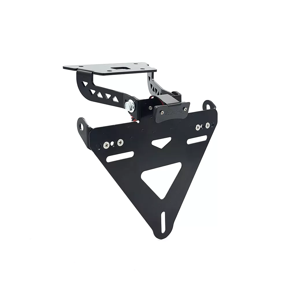 alpha Technik Kennzeichenhalter für Kawasaki Z300; Typ ER300A; Modelljahr 2015-