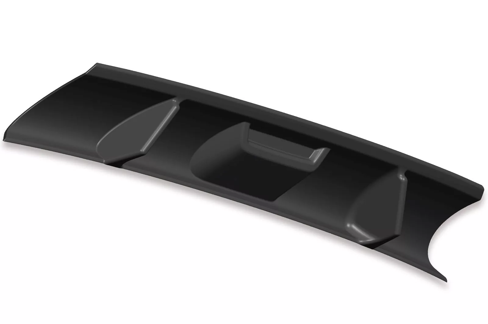 Heckansatz für VW Golf 7 Basis Lackierfreundlich (schwarz matt)