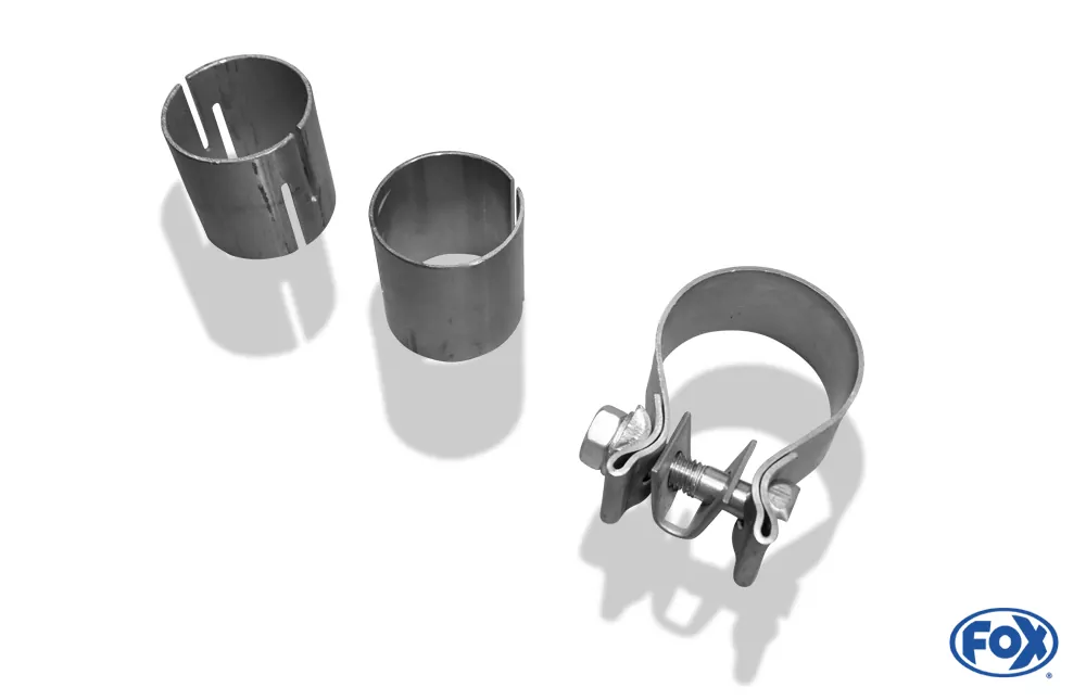 VW Golf II Typ 19E  Endschalldämpfer - 2x55 Typ 10