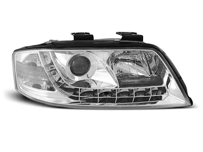 HEADLIGHTS DAYLIGHT CHROME fits AUDI A6 05.97-05.01