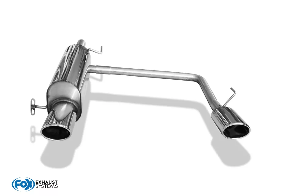 Opel Corsa E  Endschalldämpfer Ausgang rechts/links - 115x85 Typ 32 rechts/links