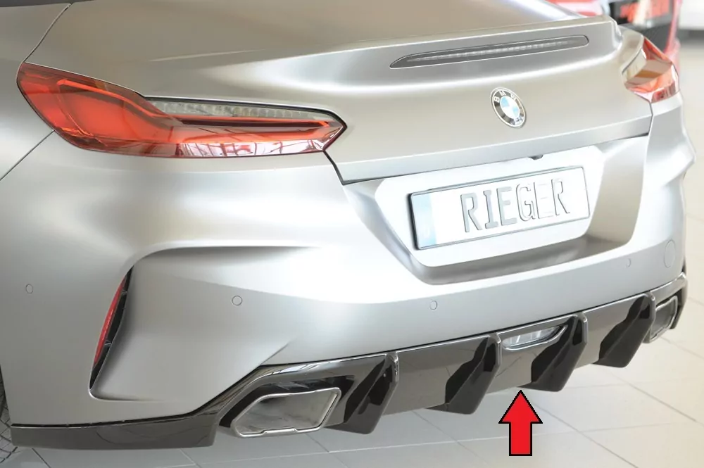 Rieger Heckeinsatz glanz schwarz für BMW Z4 (G4Z/G29) Roadster 03.19-
