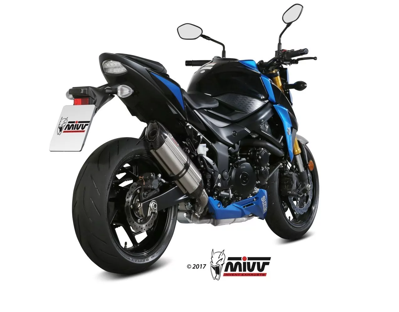 MIVV Suono Edelstahl Suzuki GSX-S 750 2017-