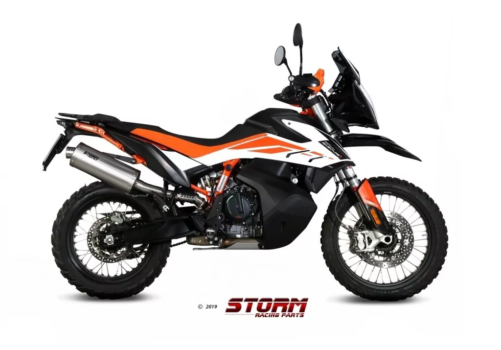 Storm By MIVV OVAL Oval Edelstahl KTM 790 Adventure 2019-