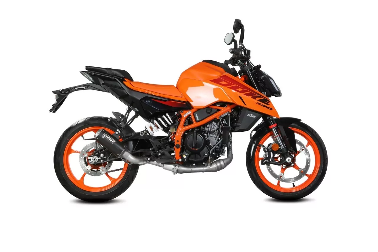 MIVV MK3 Edelstahl SchwarzKTM 390 DUKE 2024