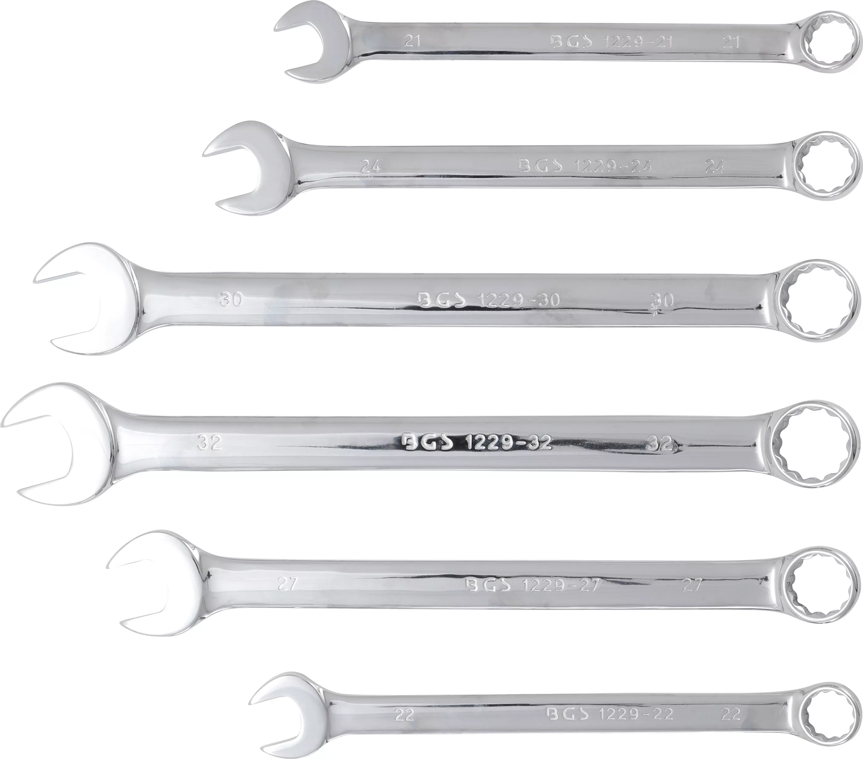 Maul-Ringschlüssel-Satz | extra lang | SW 21 - 32 mm | 6-tlg.