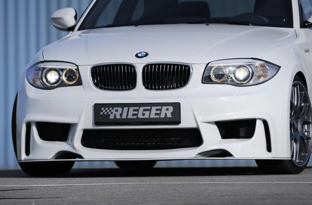 Rieger Spoilerstoßstange für BMW 1er E81  (187/1K2/1K4) - Lim. 09.04-08.11 carbon optik