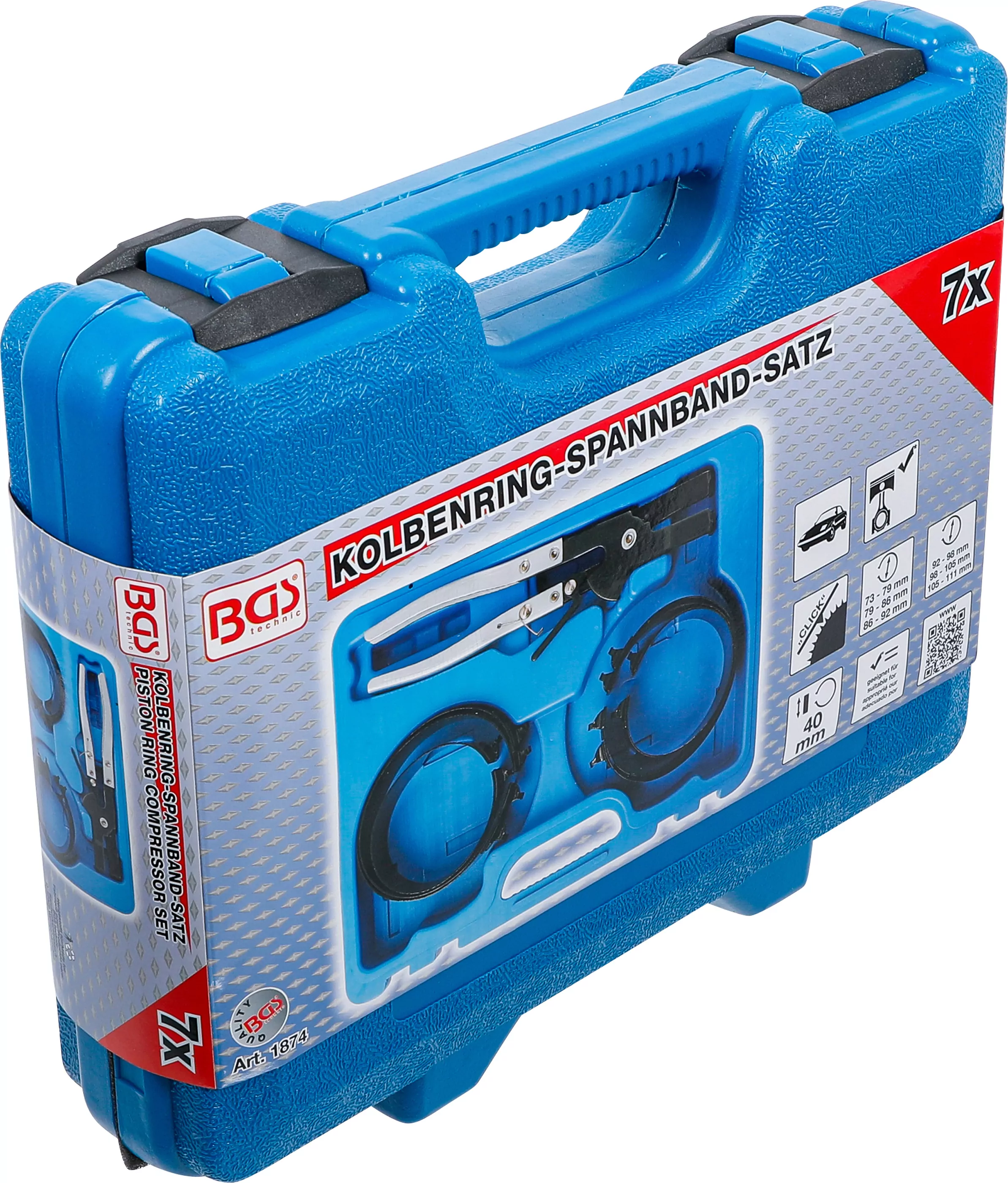 Kolbenring-Spannband-Satz | 7-tlg.