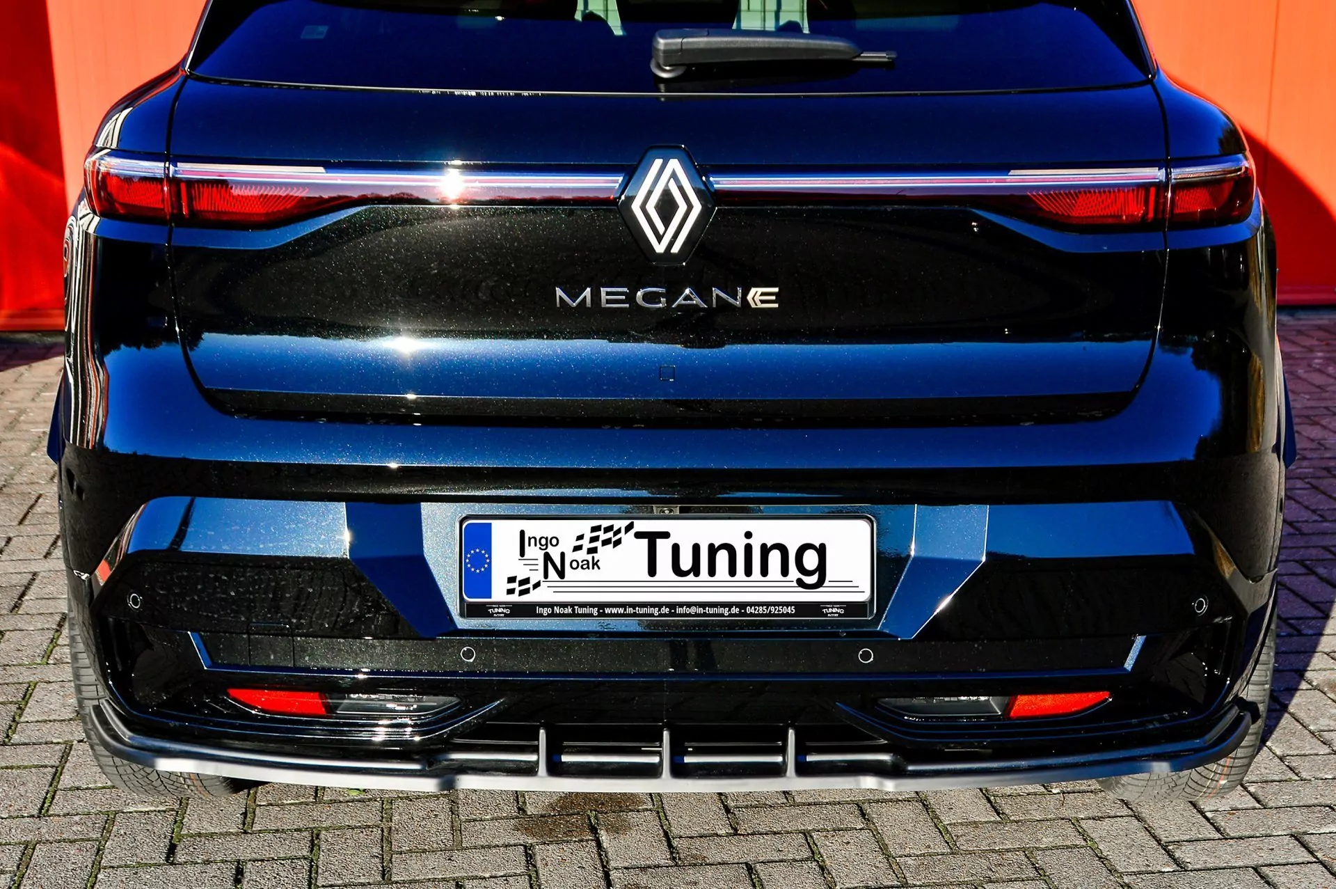 Heckansatz aus ABS für Renault Megane E-Tech Elektric RCB