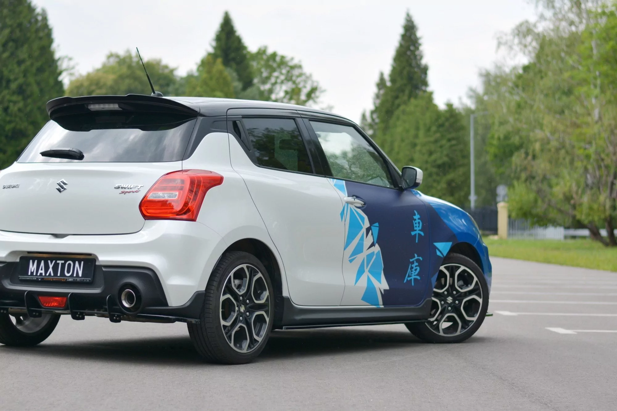 Seitenschweller Ansatz Passend Für Passend Für SUZUKI SWIFT 6 SPORT Schwarz Hochglanz Schwarz Hochglanz