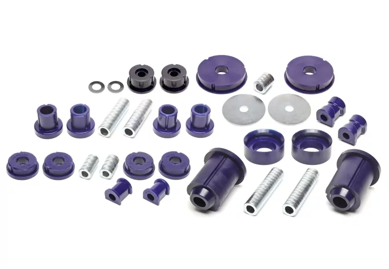 TA Technix PU-Buchsen Kit 37-teilig / Vorderachse+Hinterachse / Vorderachse mit Ø 21mm Stabi / Hinterachse mit Ø 18mm Stabi / passend für BMW 3er Serie E30