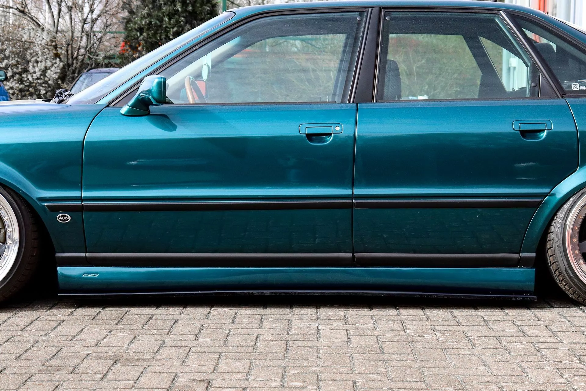 Cup Frontspoilerlippe für Audi 80 B4 mit Votex /Zender Front