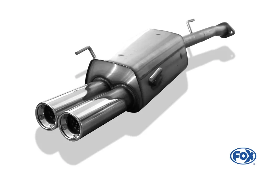 Opel Astra G Caravan  Endschalldämpfer - 2x80 Typ 13