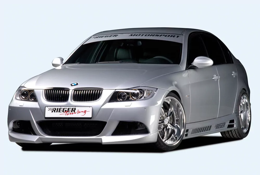 Rieger Seitenschweller rechts  matt schwarz für BMW 3er E90 Lim. 09.08- (ab Facelift) LCI