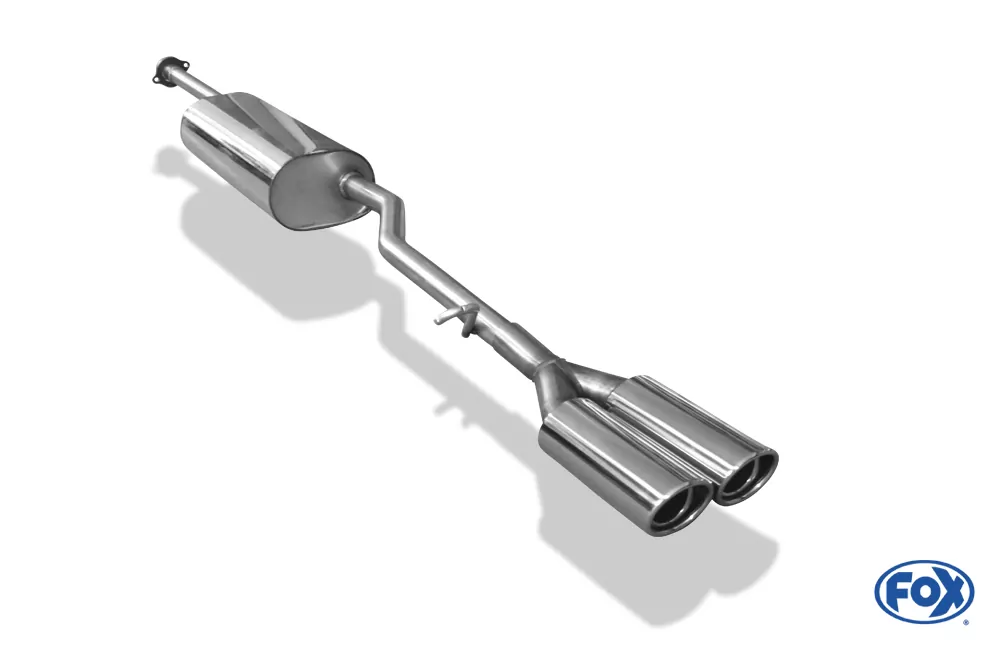 Mercedes A-Klasse W168  Endschalldämpfer - 2x88x74 Typ 33