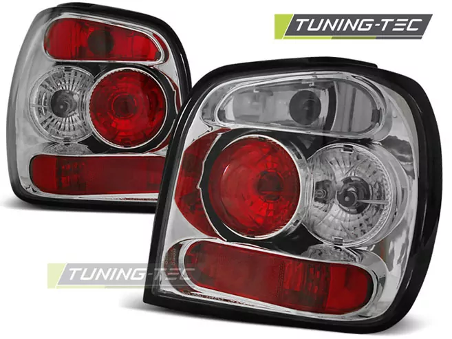 Tail Lights Chrome Fits Vw Polo 6n2 10.99-10.01