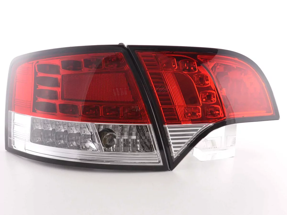 LED Rückleuchten Set Audi A4 Avant Typ 8E Bj. 04-08 rot/klar