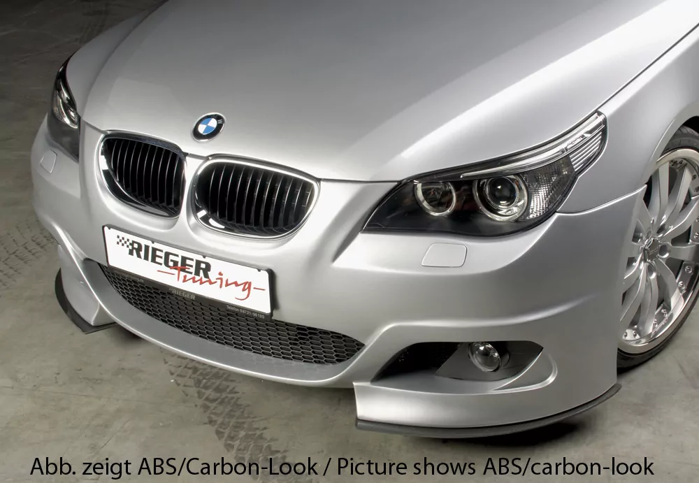 Rieger Spoilerschwert für BMW 5er E60 | Lim. 08- (ab Facelift) für Spoilerstoßstange 53611 / 53612 / 53616