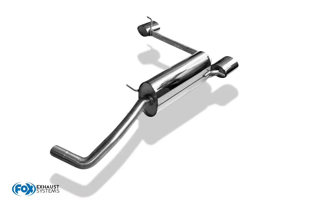 Audi A1 Kompakt/ A1 Sportback - 8X  Endschalldämpfer Ausgang rechts/links - 140x90 Typ 32 rechts/links - passend an Rieger Stoßstange