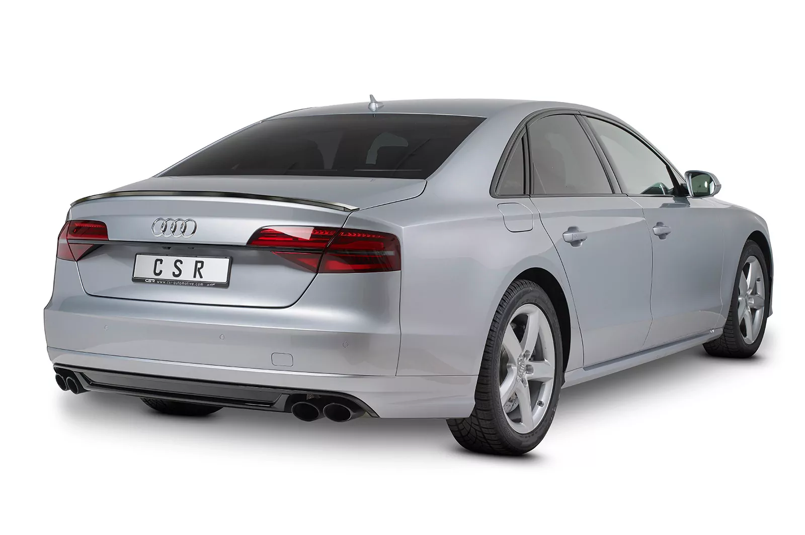 Heckflügel mit ABE für Audi A8 / S8 D4 (Typ 4H) HF744-M Carbon Look (matt)