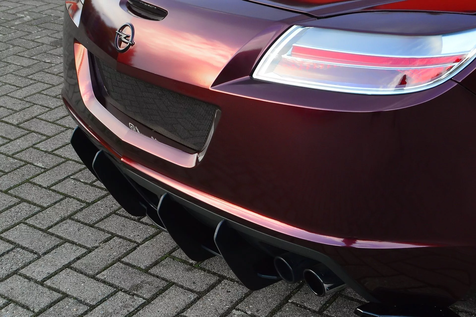 Gefräster Heckansatz für Opel GT Roadster