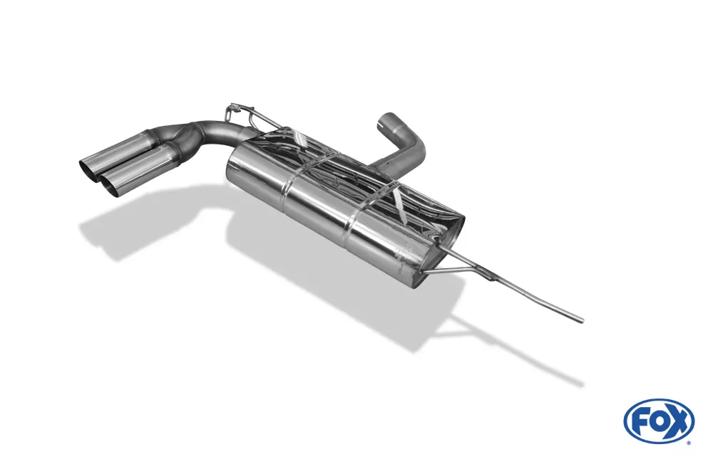 VW Golf VI  Endschalldämpfer - 2x63 Typ 14