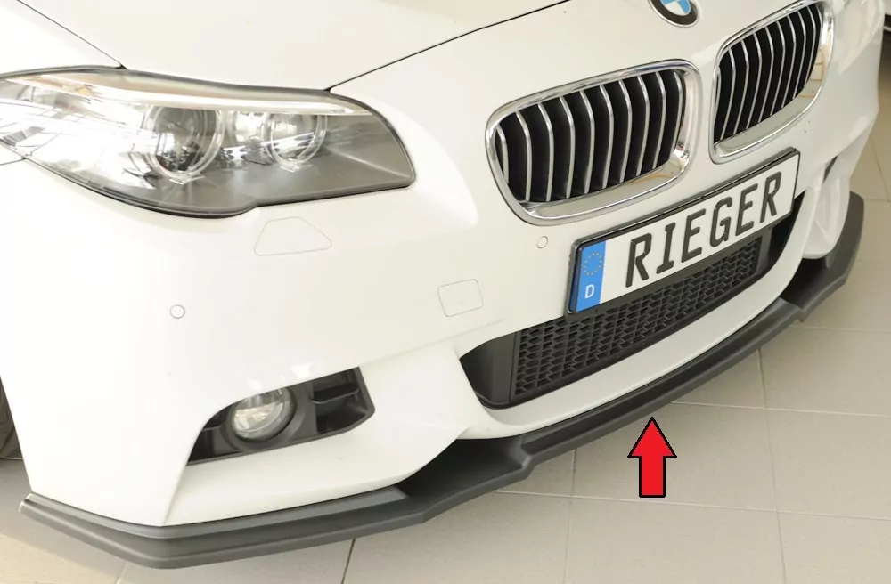 Rieger Spoilerschwert matt schwarz für BMW 5er F10  (5L) Lim. 07.13- (ab Facelift) LCI