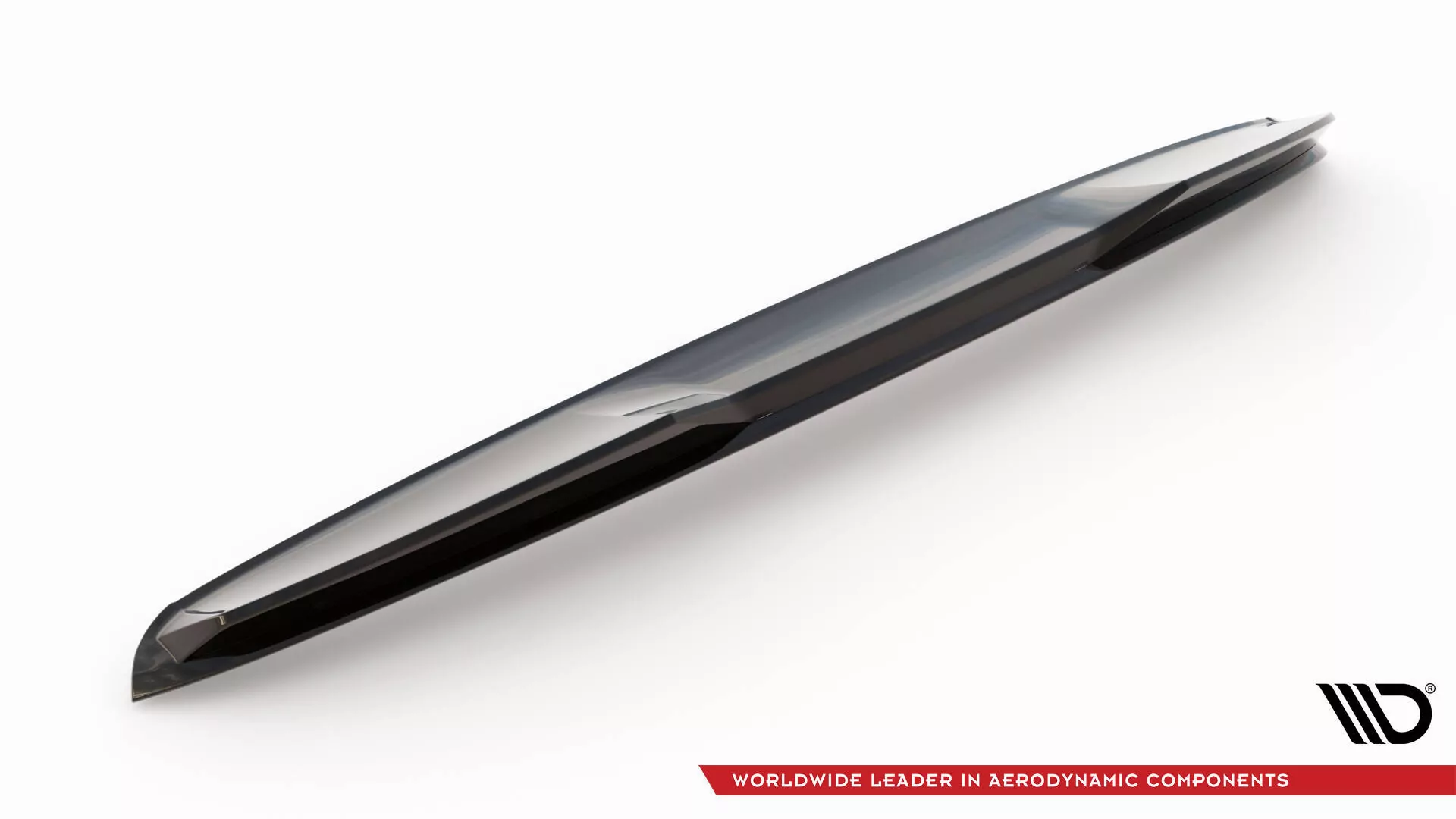 Spoiler CAP Für 3D Porsche Taycan Cross Turismo 4S Schwarz Hochglanz