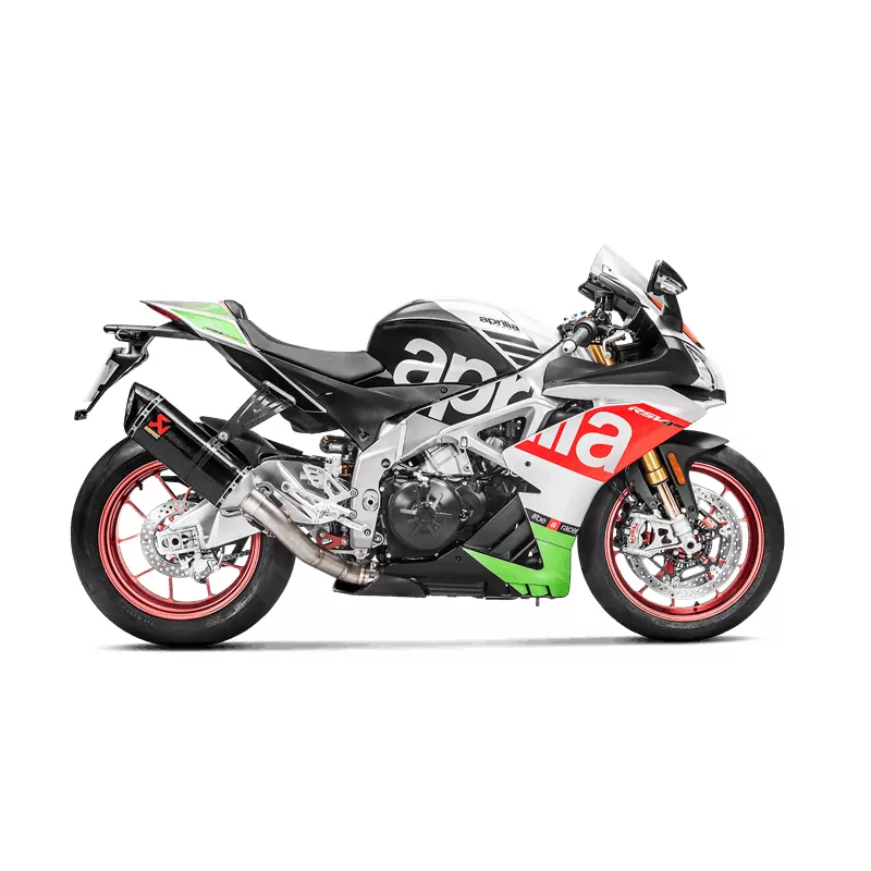 Akrapovic Enschalldämpfer-Halterung (Carbon) Auspuffanlage für Aprilia RSV4 Modelljahr 2015-2018 Tuono V4 2017-2022