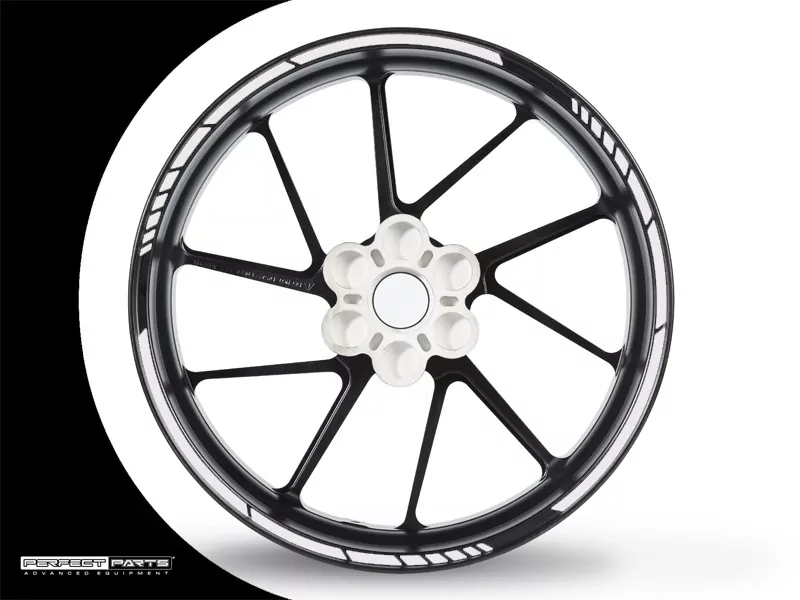 Felgenrandaufkleber GP Race chrom