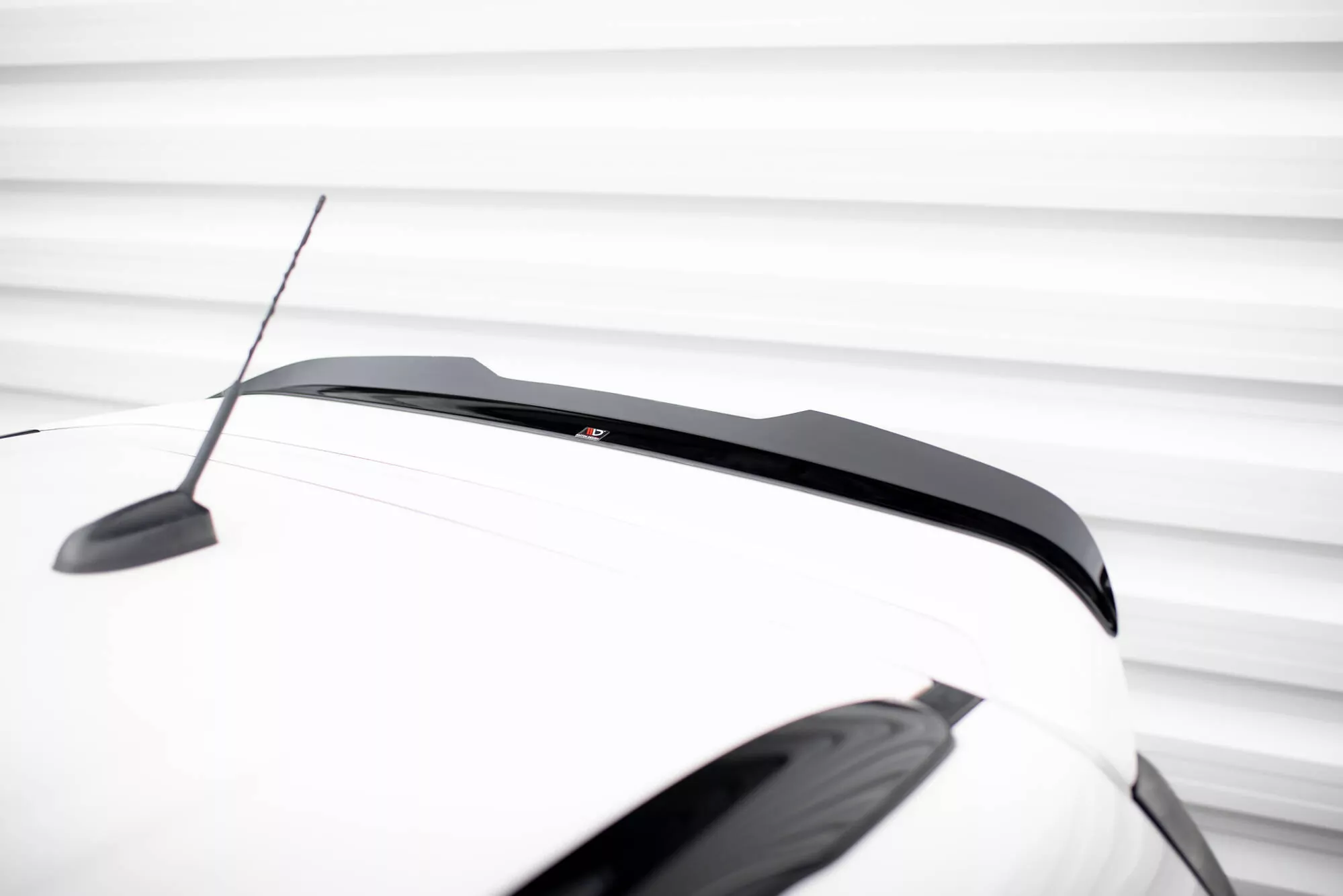 Spoiler CAP Für Ford Kuga ST-Line Mk2 Schwarz Hochglanz