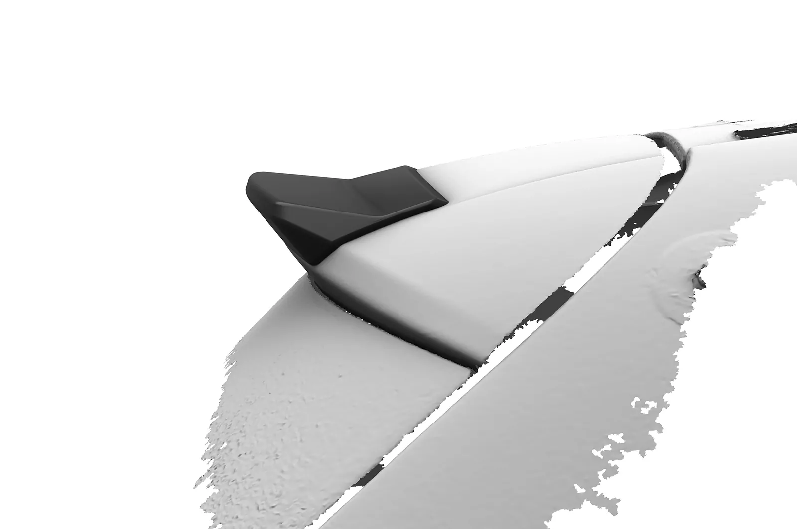 Heckflügel mit ABE für Ford Mondeo MK4 (BA7) Turnier HF130 Schwarz Strukturiert