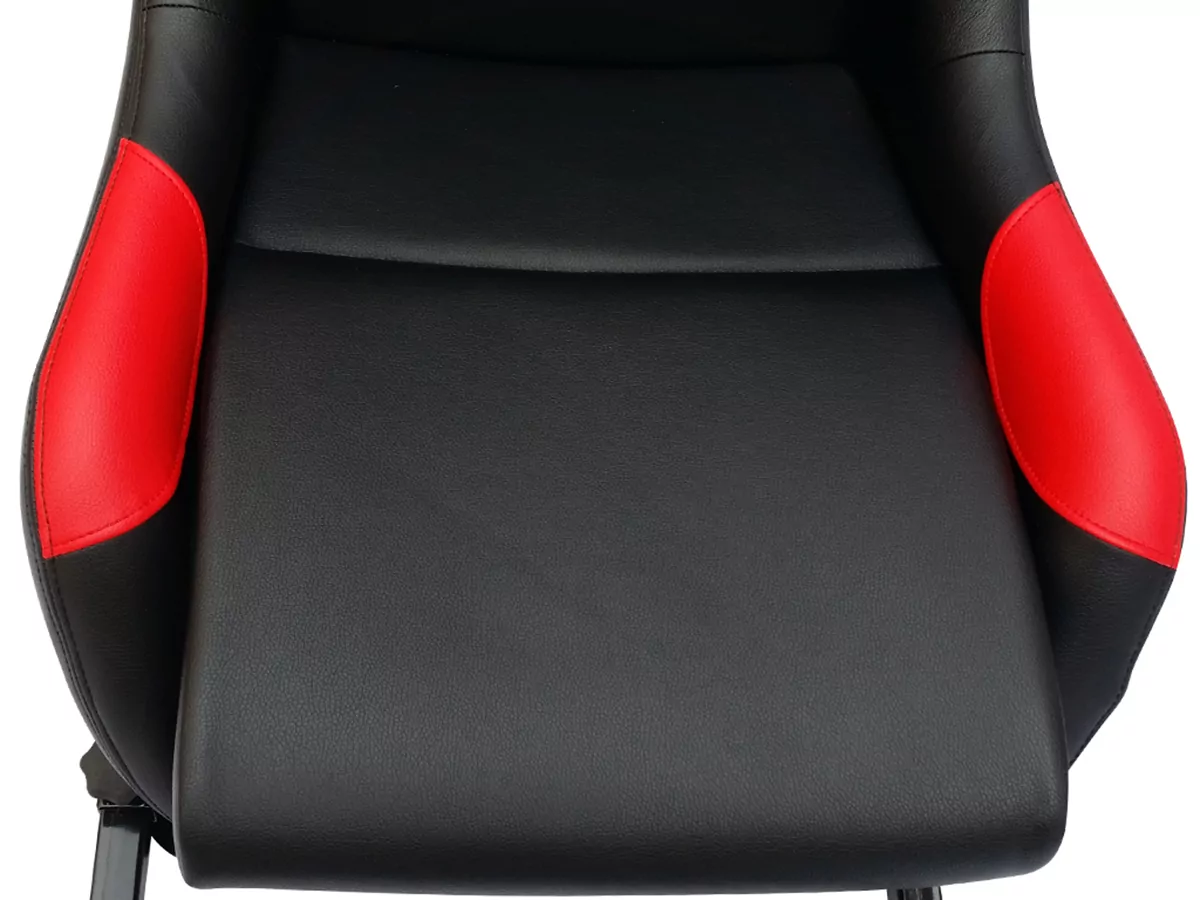 FK Gamesitz Spielsitz Rennsimulator eGaming Seats Monaco schwarz/rot