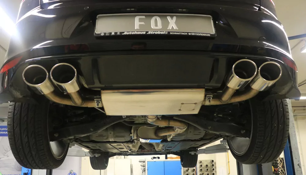 VW Golf VII R - 4-Motion  Endschalldämpfer rechts/links - 2x115x85 Typ 44 rechts/links