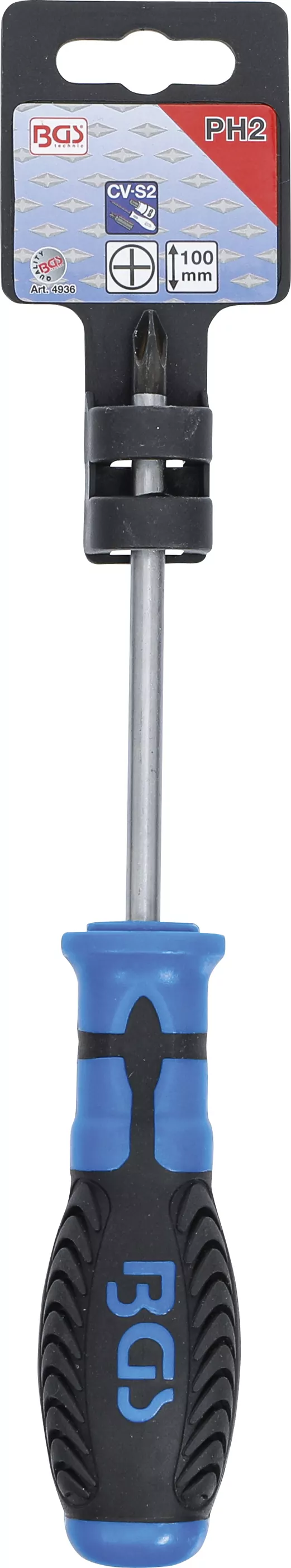 Schraubendreher | Kreuzschlitz PH2 | Klingenlänge 100 mm