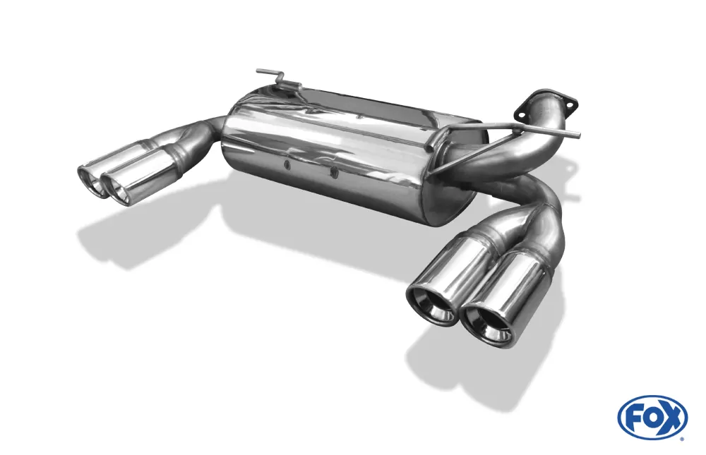 Hummer H3  Endschalldämpfer quer Ausgang rechts/links - 2x90 Typ 17 rechts/links