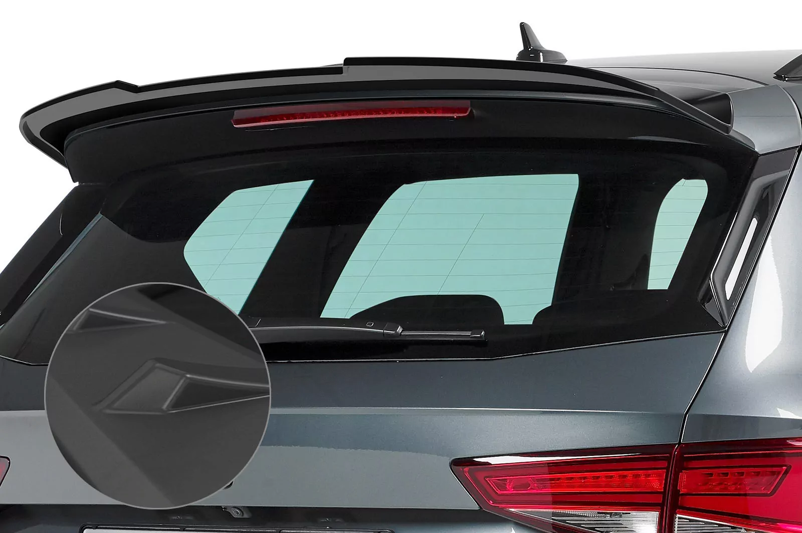 Heckflügel mit ABE für Cupra Ateca Lackierfreundlich (schwarz matt)