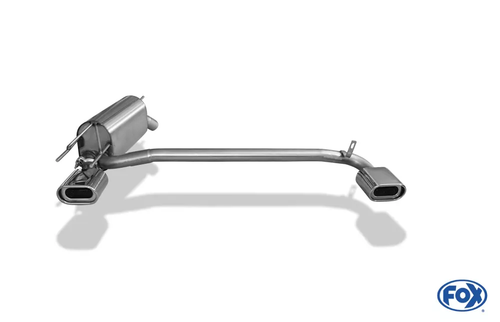 Opel Calibra A  Endschalldämpfer Ausgang rechts/links - 135x80 Typ 53 rechts/links