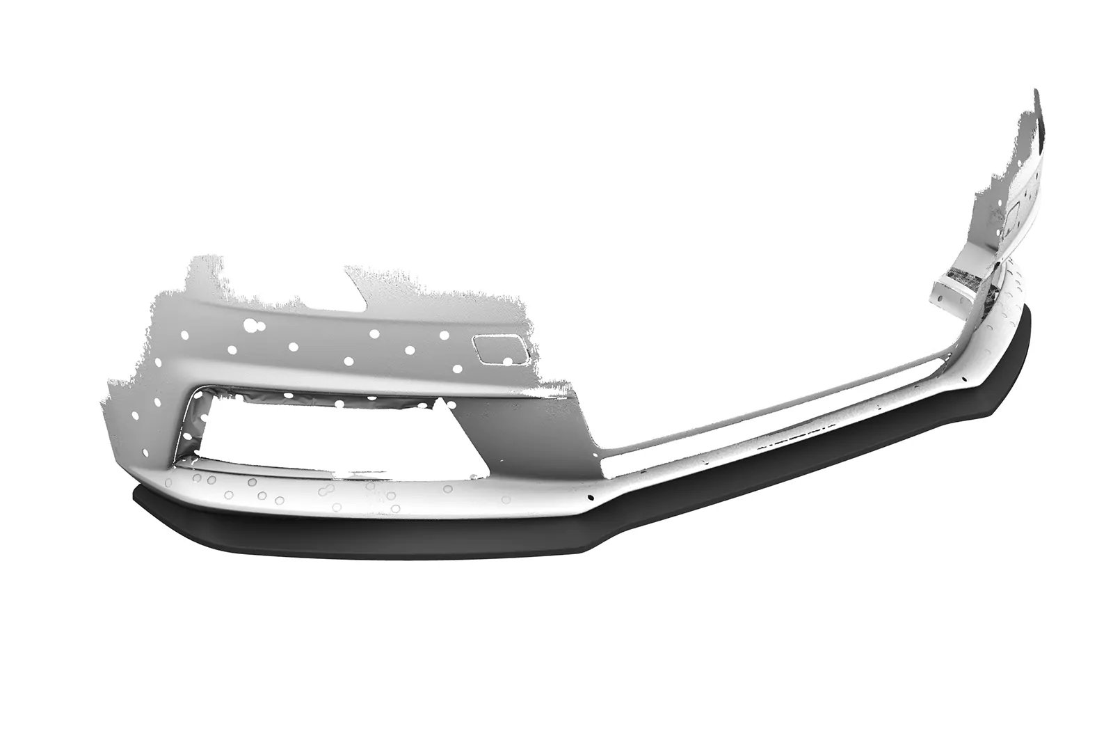 Cup-Spoilerlippe mit ABE für Audi A4 B9 (Typ 8W) CSL388 Strukturiert (schwarz matt)