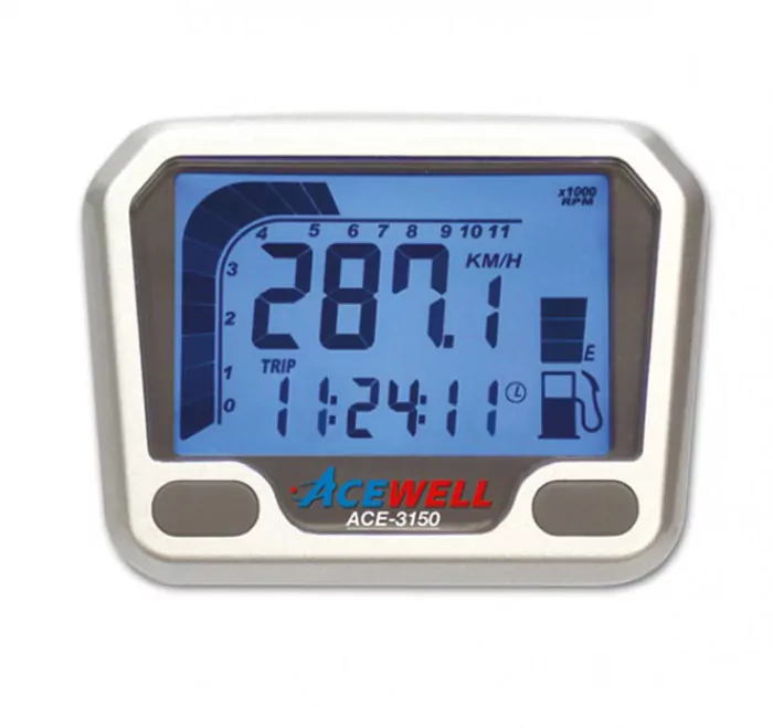 Multifunktion Digitalinstrument | Silber | Tgb | Target/blade |tacho-drehzahlmesser-uhr-tankanzeige